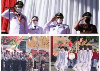 Walikota Jadi Inspektur Upacara  Peringatan HUT Ke -340 Kota Bandar Lampung