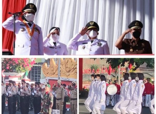 Walikota Jadi Inspektur Upacara  Peringatan HUT Ke -340 Kota Bandar Lampung