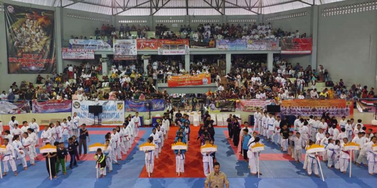 Bupati Lampung Utara Budi Utomo Buka Kejuaraan Karate Se-Sumbagsel