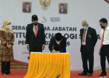 Serah Terima Jabatan Rektor ITERA, Ini Terobosan I Nyoman Pugeg Aryantha