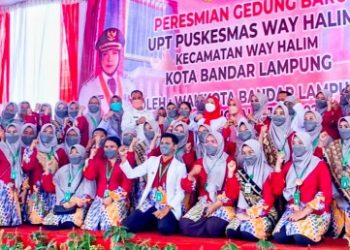 Resmikan Puskesmas Way Halim, Bandar Lampung Genjot Vaksin Booster