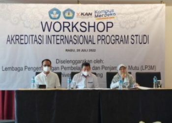 Pusat Akreditasi Unila Gelar Workshop Persiapan Pendaftaran Akreditasi Internasional