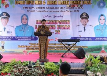 Wakil Bupati Lampung Utara Buka Lomba Cipta Menu Beragam , Bergizi , Seimbang dan Aman ( B2SA )