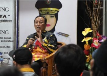 Dinas Kominfotik Provinsi Lampung Gelar Bincang Pagi Bersama Jurnalis Lampung