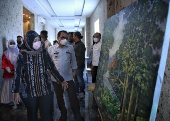 Wagub Chusnunia Buka Pekan Seni Rupa Aidia Lampung