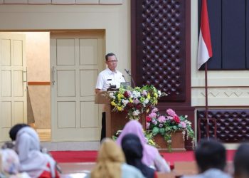 Buka Aplikasi SiGajah Lampung, Sekdaprov Berharap Mendapatkan Informasi Akurat Lowongan Kerja