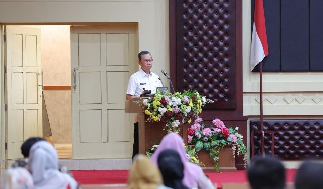 Buka Aplikasi SiGajah Lampung, Sekdaprov Berharap Mendapatkan Informasi Akurat Lowongan Kerja