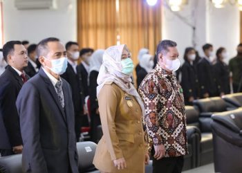 Wagub Chusnunia Chalim Hadiri Sidang Terbuka Penerimaan Mahasiswa Baru Itera