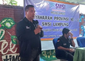 Donny Irawan Kembali Jabat Ketua SMSI Lampung Periode 2022-2027