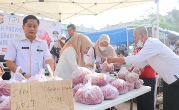 Pemprov Lampung Gelar Operasi Pasar Komoditas Cabai dan Bawang
