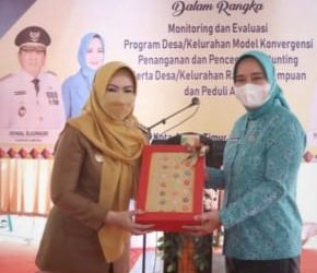 Ketua TP PKK Provinsi Lampung Lakukan Monitoring dan Evaluasi Penanganan dan Pencegahan Stunting