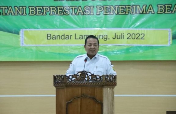 Gubernur Arinal Djunaidi Buka  Kegiatan Sosialisasi dan Bimtek e-KPB ( Kartu Petani Berjaya ) di Unila