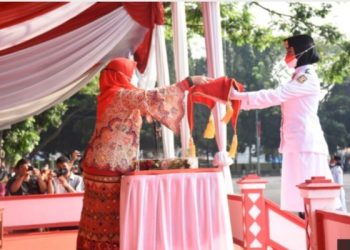 HUT Kemerdekaan RI Ke-77, Walikota Eva Dwiana Menjadi Inspektur Upacara