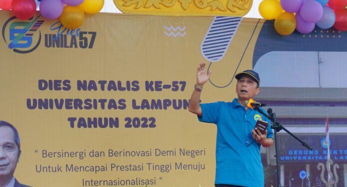 Rayakan Dies Natalis ke-57, Unila Siap Go Internasional