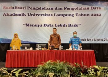 BAK Sosialisasikan Pengelolaan dan Pengolahan Data Akademik Unila