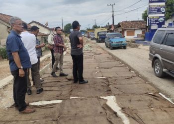 Ketua DPRD Lampung Mingrum Gumay Tinjau Perbaikan Jalan di Kalirejo