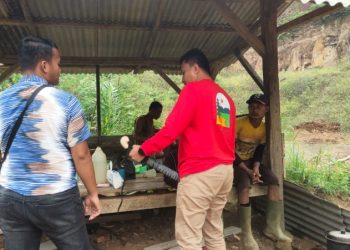 Polisi Grebek Tambang Batu Ilegal di Dusun Talang Padang, 4 Penambang Jadi Tersangka