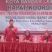 Sosialisasi Penjaringan Bakal Calon Legislatif, DPC PDIP Kota Bandar lampung Gelar Rapat Koordinasi