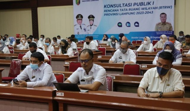 Pemprov Lampung Sosialisasikan Penyusunan Rencana Tata Ruang Wilayah (RTRW)