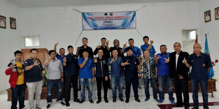 Ketua PWI Tanggamus : Konkerkab Momentum Evaluasi Program Kedepan