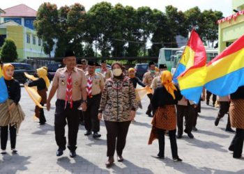 Chusnunia Chalim Buka Kemah Bakti Racana Muhammadiyah Nasional VI
