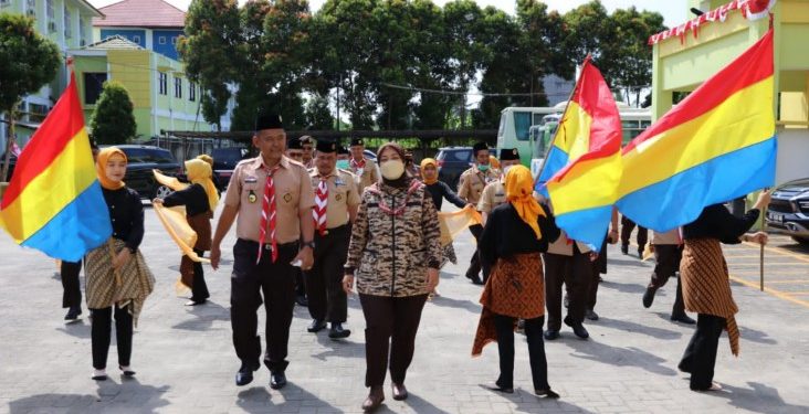 Chusnunia Chalim Buka Kemah Bakti Racana Muhammadiyah Nasional VI