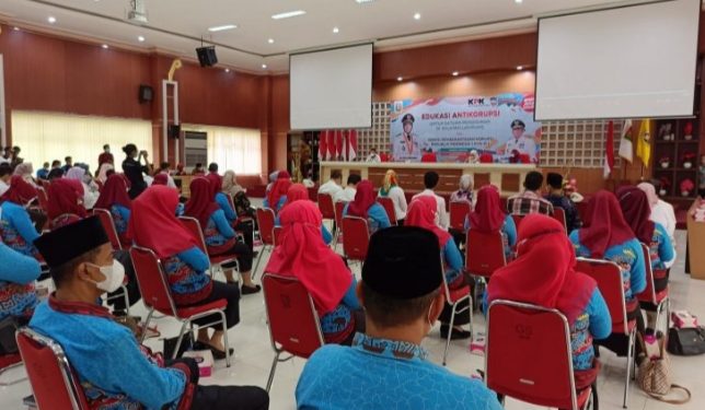 Pemkot Bandar Lampung Gelar Pendidikan Anti Korupsi pada Kepala Sekolah di Bandar Lampung