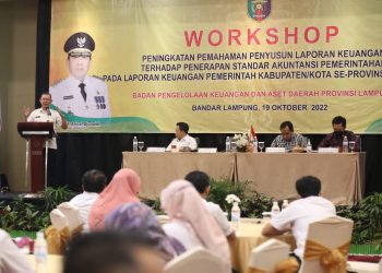Sekdaprov Buka Workshop Peningkatan Pemahaman Penyusunan Laporan Keuangan
