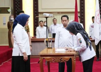 Riana Sari Arinal lantik Pengurus PMI Kabupaten Lampung Selatan