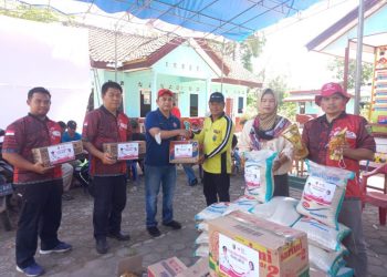 PMI Provinsi Lampung Berikan Tali Asih kepada Korban Banjir di Lampung Selatan