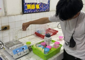 Mahasiswa Unila Kembangkan Katalis Heterogen Kapur dan Silika Sekam untuk Biodiesel
