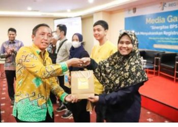BPS Lampung  Media Gathering Pendataan Awal Regsosek