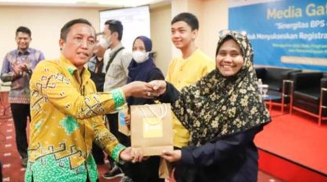 BPS Lampung  Media Gathering Pendataan Awal Regsosek