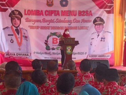 Cegah Stunting, Walikota Bandar Lampung Sosialisasikan Menu Lomba Makanan