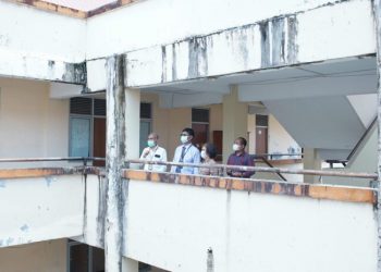 Warek BUK Unila Tinjau Recana Renovasi Rusunawa