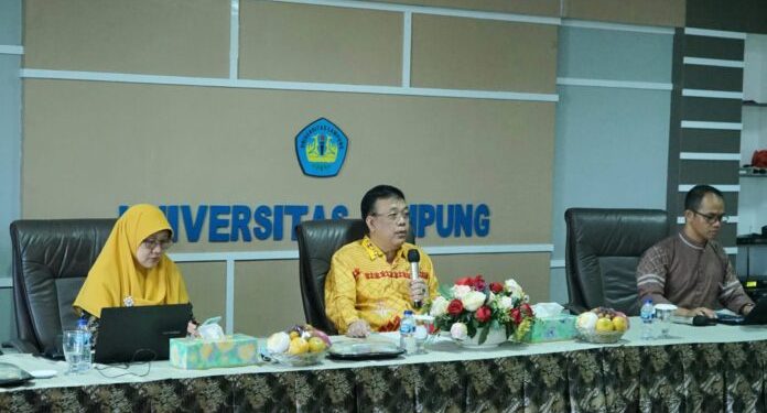 Tim Unila Susun Dokumen ISK Untuk Akreditasi Unggul