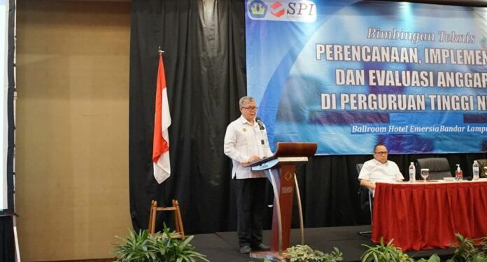 SPI Unila Gelar Bimtek Perencanaan, Implementasi, dan Evaluasi Anggaran