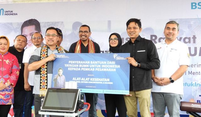 Arya Sinulingga : Erick Thohir Komitmen Bantu Masyarakat Pra Sejahtera di Kabupaten Pesawaran