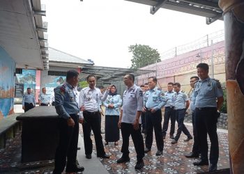 Kanwil Kemenkum HAM Lampung Tinjau Pelaksanan Pelayanan Publik di Lapas Kelas II A Kotabumi