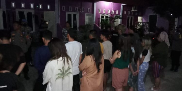 Polsek Sukarame Amankan 12 Pasangan Mesum Di Kost-kostan
