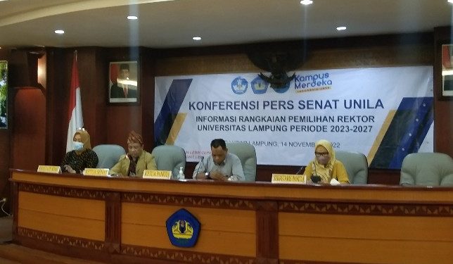 Unila Mulai Penjaringan Bakal Calon Rektor 2023-2027