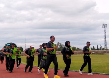 Atlet Master Lampung Semangat Berlatih, Targetkan 5 Besar di Kejurnas 2023