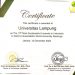 Naik 2 Tingkat, Unila 13 Besar Nasional UI GreenMetric
