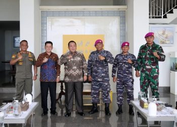 Gubernur Arinal Terima Audiensi Danbrigif 4 Marinir/BS Kolonel (Mar) Bob Osianto Siregar