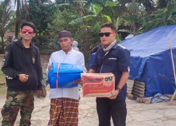 SMSI Bandar Lampung Ke Cianjur Beri Bantuan Logistik Korban Gempa