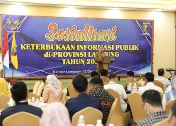 Sekdaprov Fahrizal Darminto Buka Sosialisasi Keterbukaan Informasi Publik