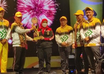 Bandar Lampung Juara Umum Porprov IX, Walikota Eva Minta Atlet Terus Berlatih Hadapi PON