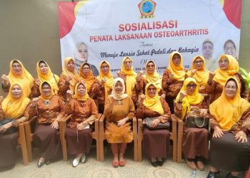 PWRI Lampung Utara Bersama Kerta Peduli Kesehatan Lansia