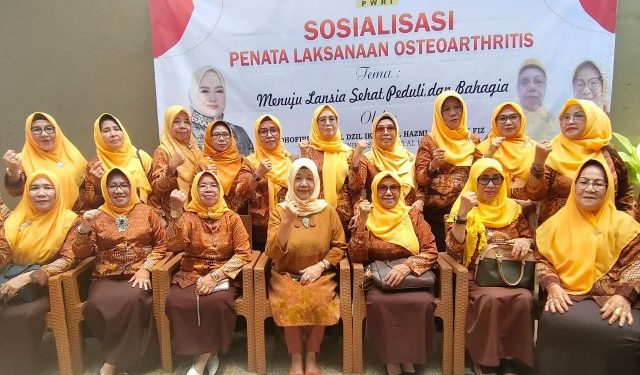 PWRI Lampung Utara Bersama Kerta Peduli Kesehatan Lansia
