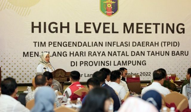 Pemprov Lampung Terapkan Strategi 4 K dalam Pengendalian Inflasi Jelang Natal dan Tahun Baru